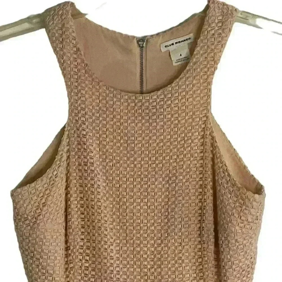 Club Monaco Textured Side Cut Outs Dress Size 4 - Picture 3 of 16